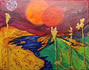 Alien Landscapes Series:<br/>Golden Pods